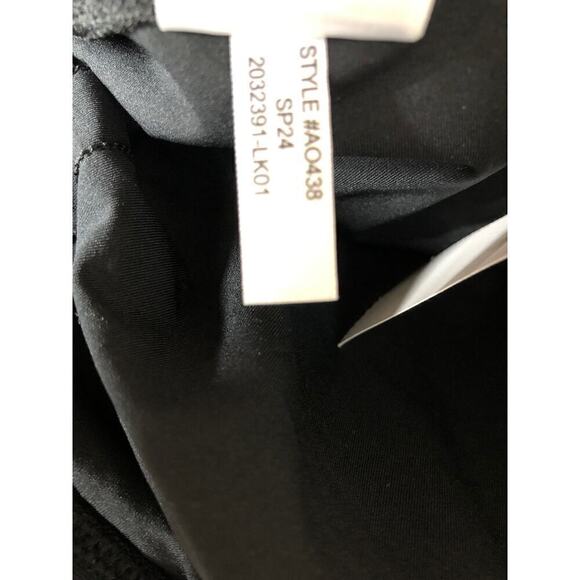 J. Crew Strapless One Piece Swimsuit Detachable Halter Strap Black NWT Large - Picture 10 of 12